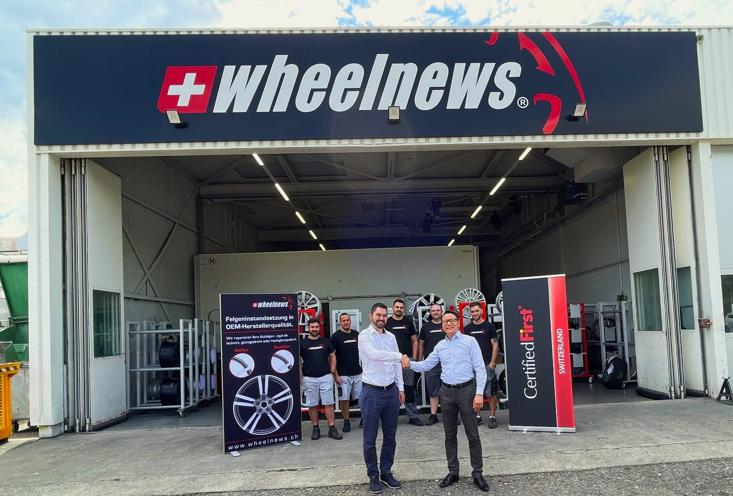 Partnerschaft zwischen CertifiedFirst Switzerland und Wheelnews